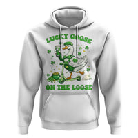 Funny Irish Goose Lover Hoodie Lucky Goose On The Loose