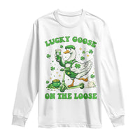 Funny Irish Goose Lover Long Sleeve Shirt Lucky Goose On The Loose