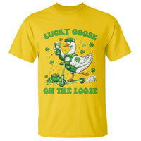 Funny Irish Goose Lover T Shirt Lucky Goose On The Loose