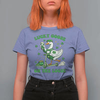 Funny Irish Goose Lover T Shirt For Women Lucky Goose On The Loose