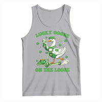 Funny Irish Goose Lover Tank Top Lucky Goose On The Loose