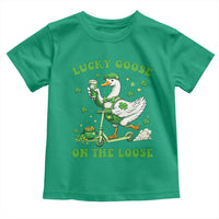 Funny Irish Goose Lover Toddler T Shirt Lucky Goose On The Loose