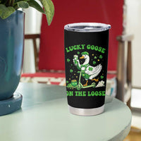 Funny Irish Goose Lover Tumbler Cup Lucky Goose On The Loose
