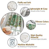 Just A Lucky Goose Nurse Throw Blanket St Patricks Day Gift