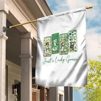 Just A Lucky Goose Nurse Garden Flag St Patricks Day Gift