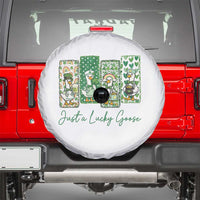 Just A Lucky Goose Nurse Spare Tire Cover St Patricks Day Gift