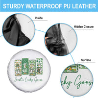 Just A Lucky Goose Nurse Spare Tire Cover St Patricks Day Gift