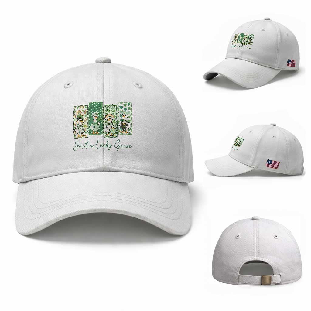 Just A Lucky Goose Nurse Baseball Cap St Patricks Day Gift