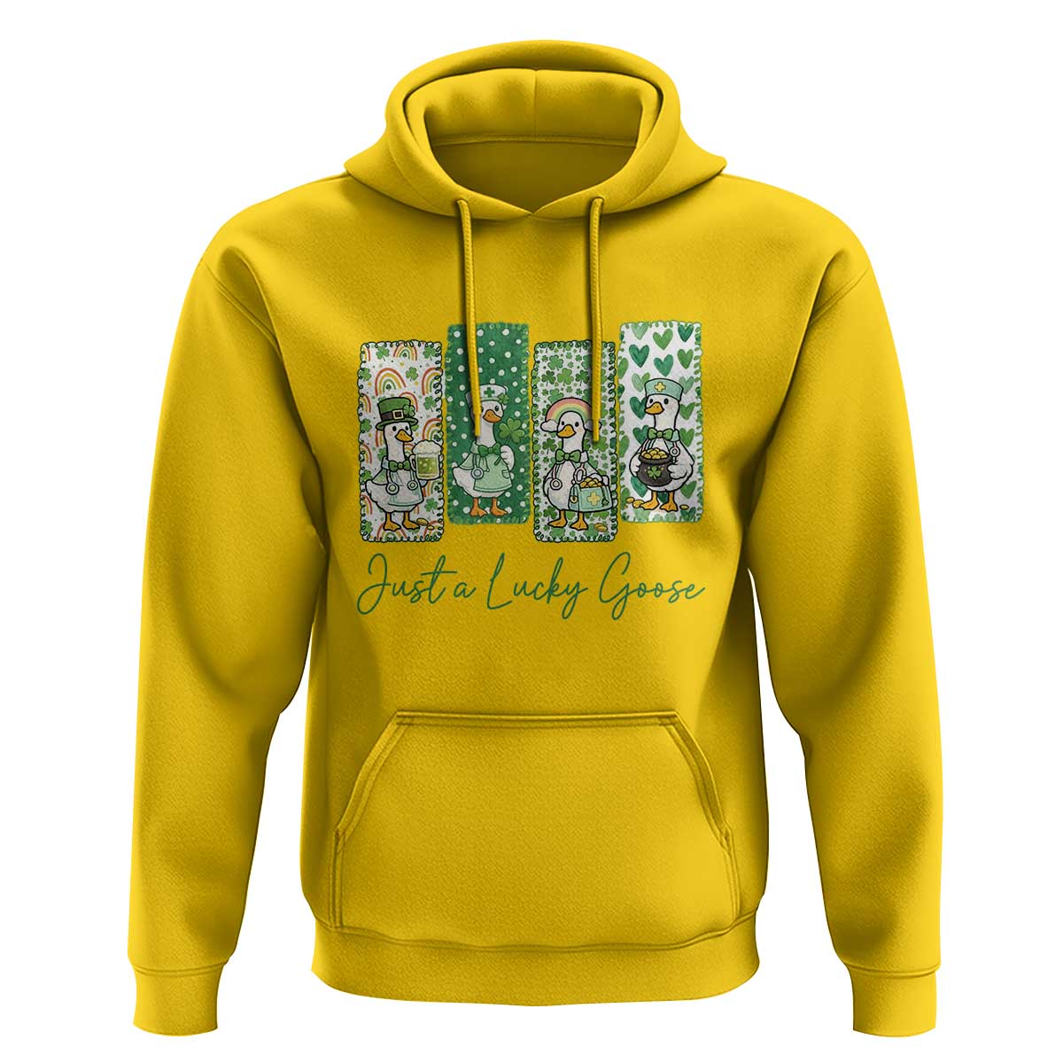 Just A Lucky Goose Nurse Hoodie St Patricks Day Gift