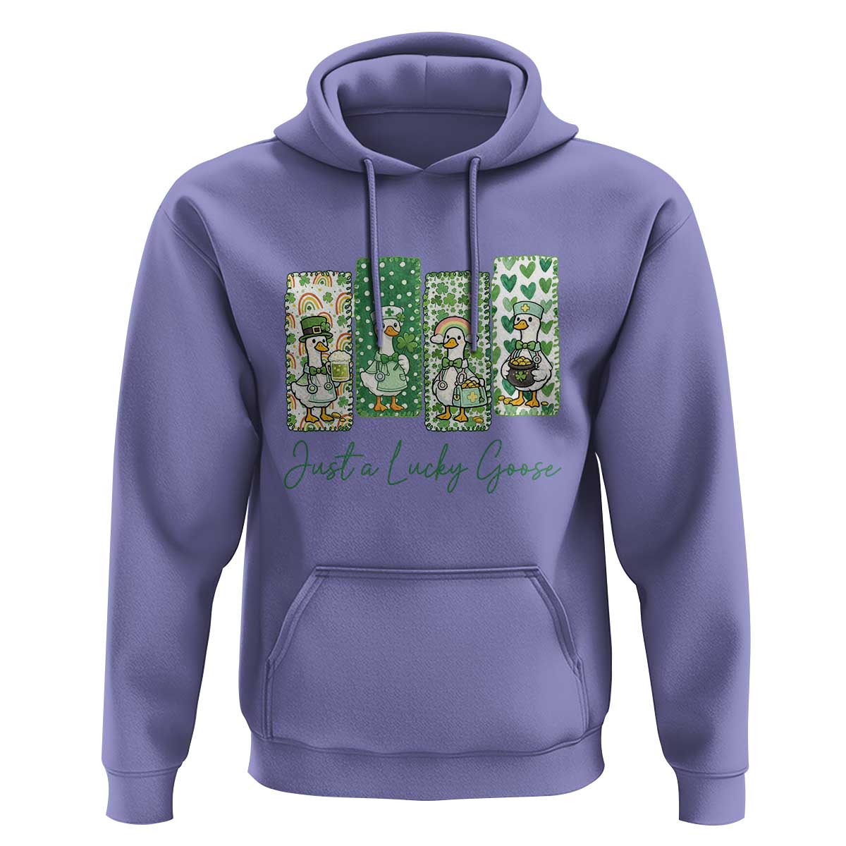 Just A Lucky Goose Nurse Hoodie St Patricks Day Gift
