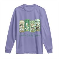 Just A Lucky Goose Nurse Long Sleeve Shirt St Patricks Day Gift