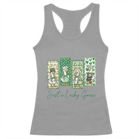 Just A Lucky Goose Nurse Racerback Tank Top St Patricks Day Gift