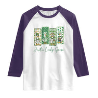Just A Lucky Goose Nurse Raglan Shirt St Patricks Day Gift