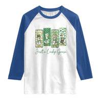 Just A Lucky Goose Nurse Raglan Shirt St Patricks Day Gift