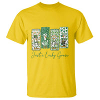Just A Lucky Goose Nurse T Shirt St Patricks Day Gift