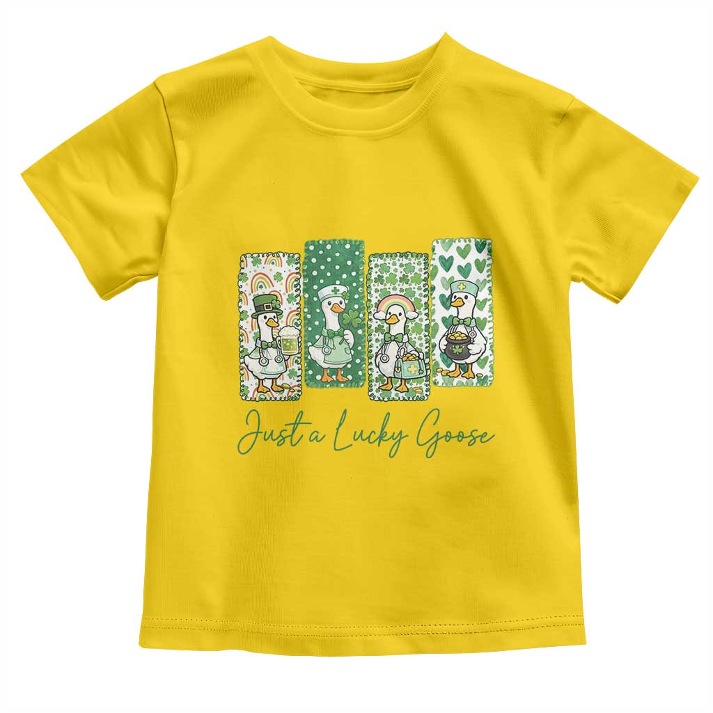 Just A Lucky Goose Nurse Toddler T Shirt St Patricks Day Gift