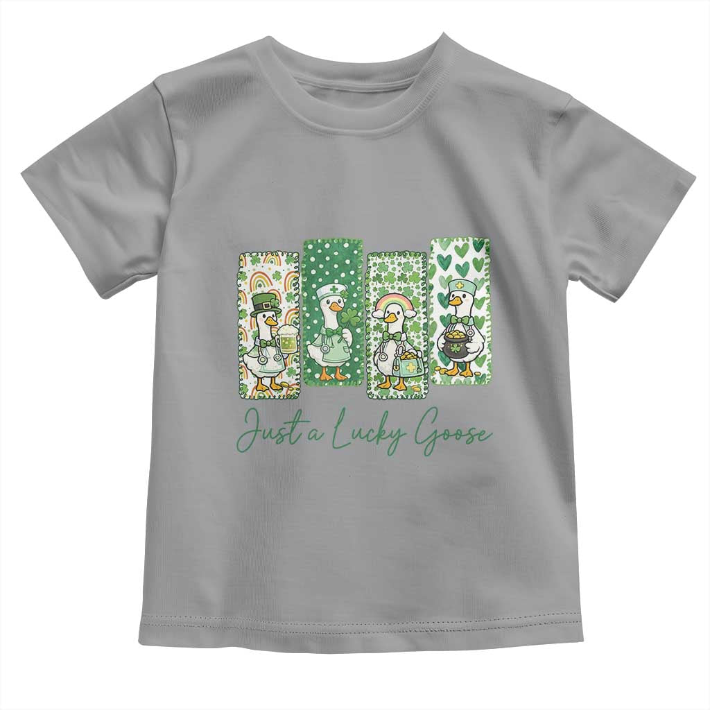 Just A Lucky Goose Nurse Toddler T Shirt St Patricks Day Gift