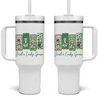 Just A Lucky Goose Nurse Tumbler With Handle St Patricks Day Gift