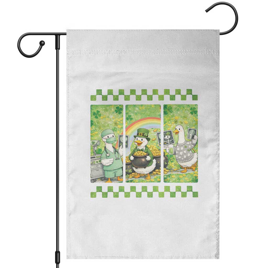 Funny Goose Radiologic Technologist Garden Flag St Patricks Day Gift