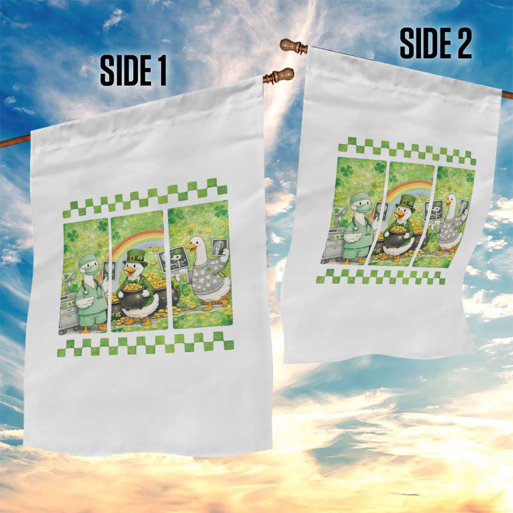 Funny Goose Radiologic Technologist Garden Flag St Patricks Day Gift