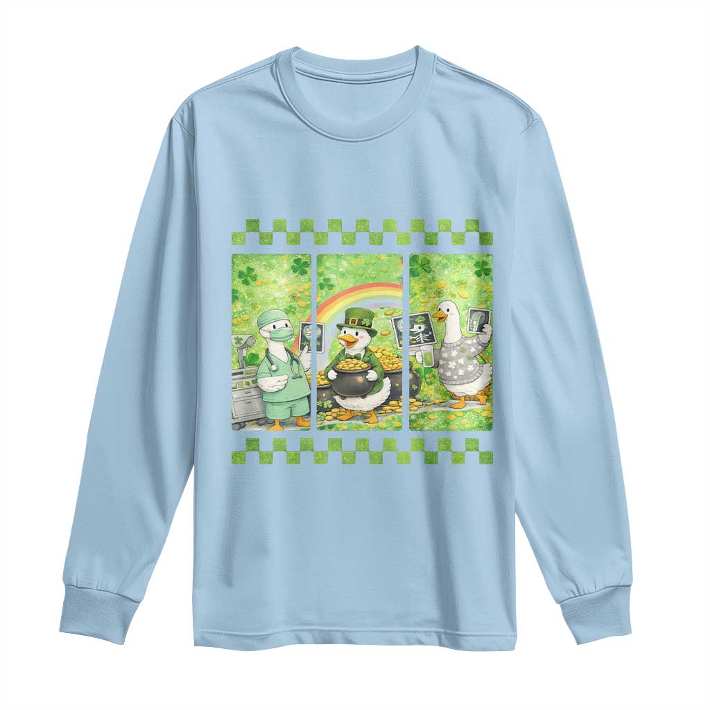 Funny Goose Radiologic Technologist Long Sleeve Shirt St Patricks Day Gift