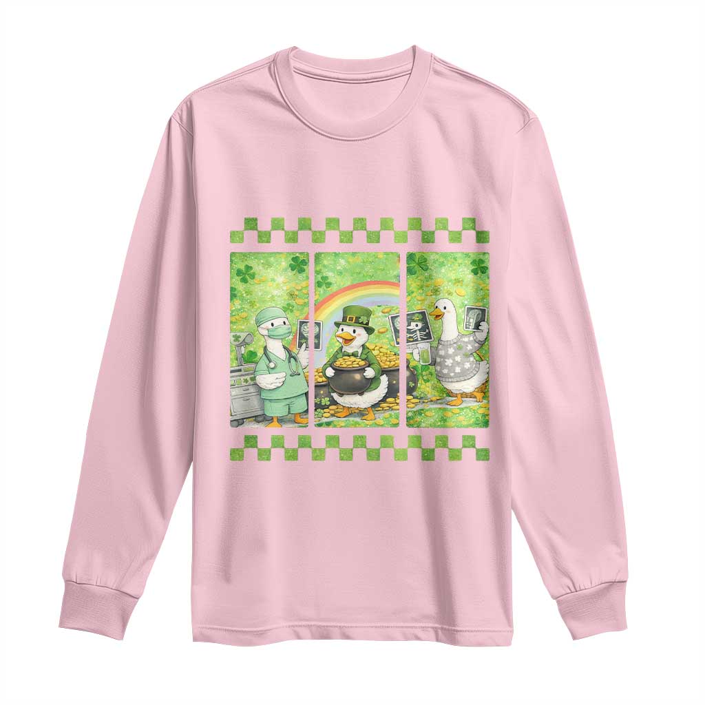 Funny Goose Radiologic Technologist Long Sleeve Shirt St Patricks Day Gift