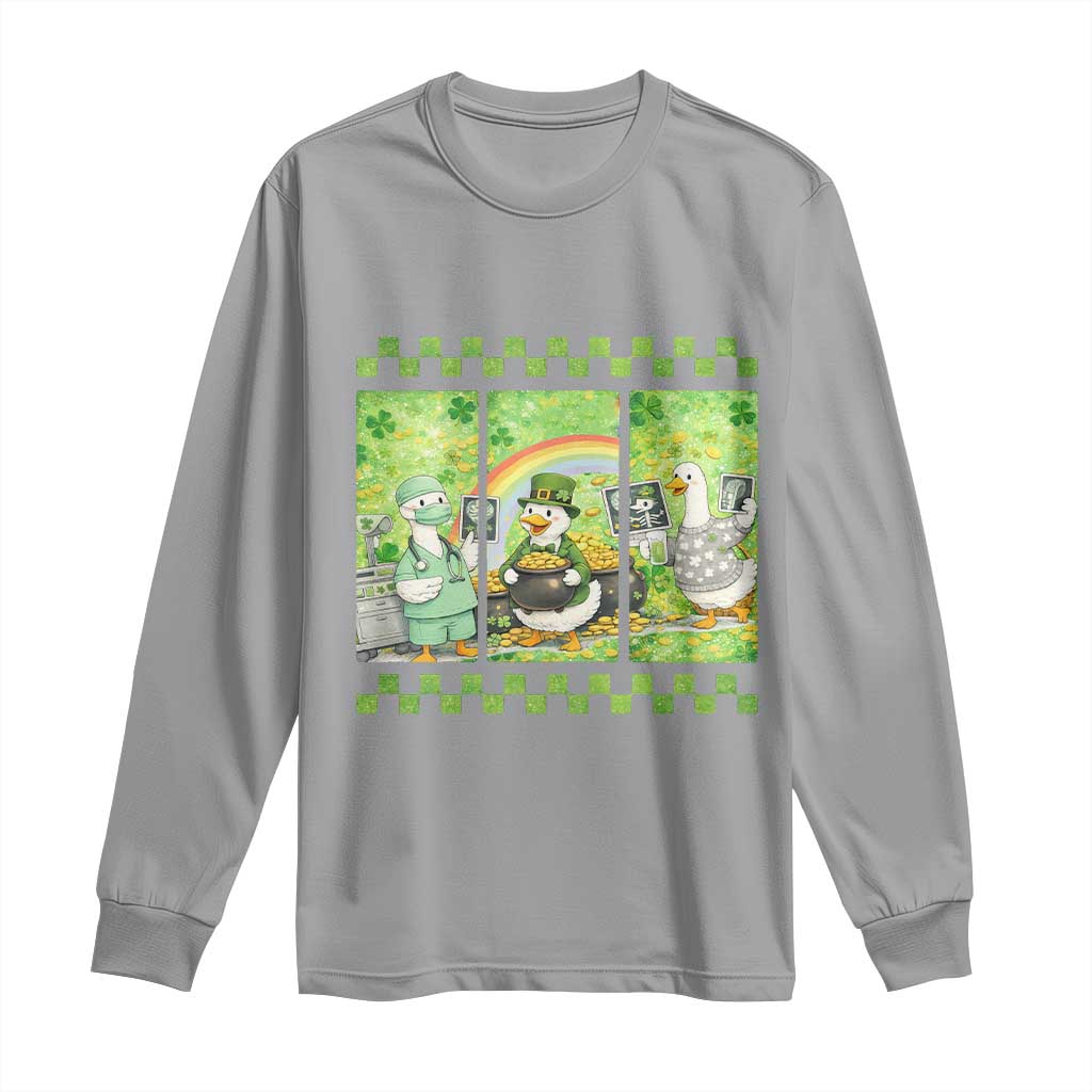 Funny Goose Radiologic Technologist Long Sleeve Shirt St Patricks Day Gift
