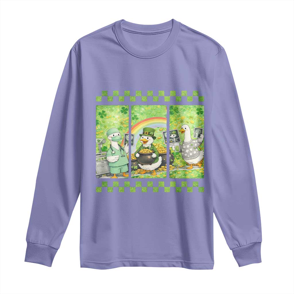Funny Goose Radiologic Technologist Long Sleeve Shirt St Patricks Day Gift