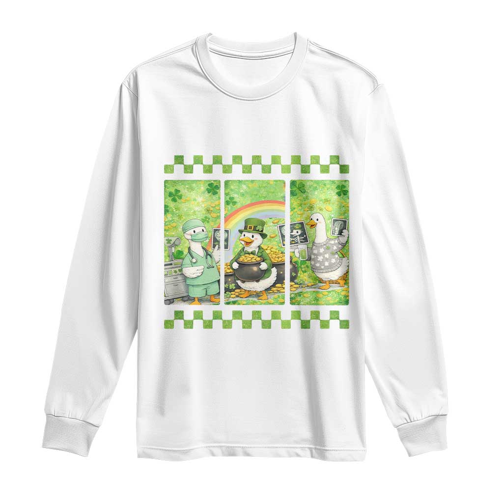 Funny Goose Radiologic Technologist Long Sleeve Shirt St Patricks Day Gift
