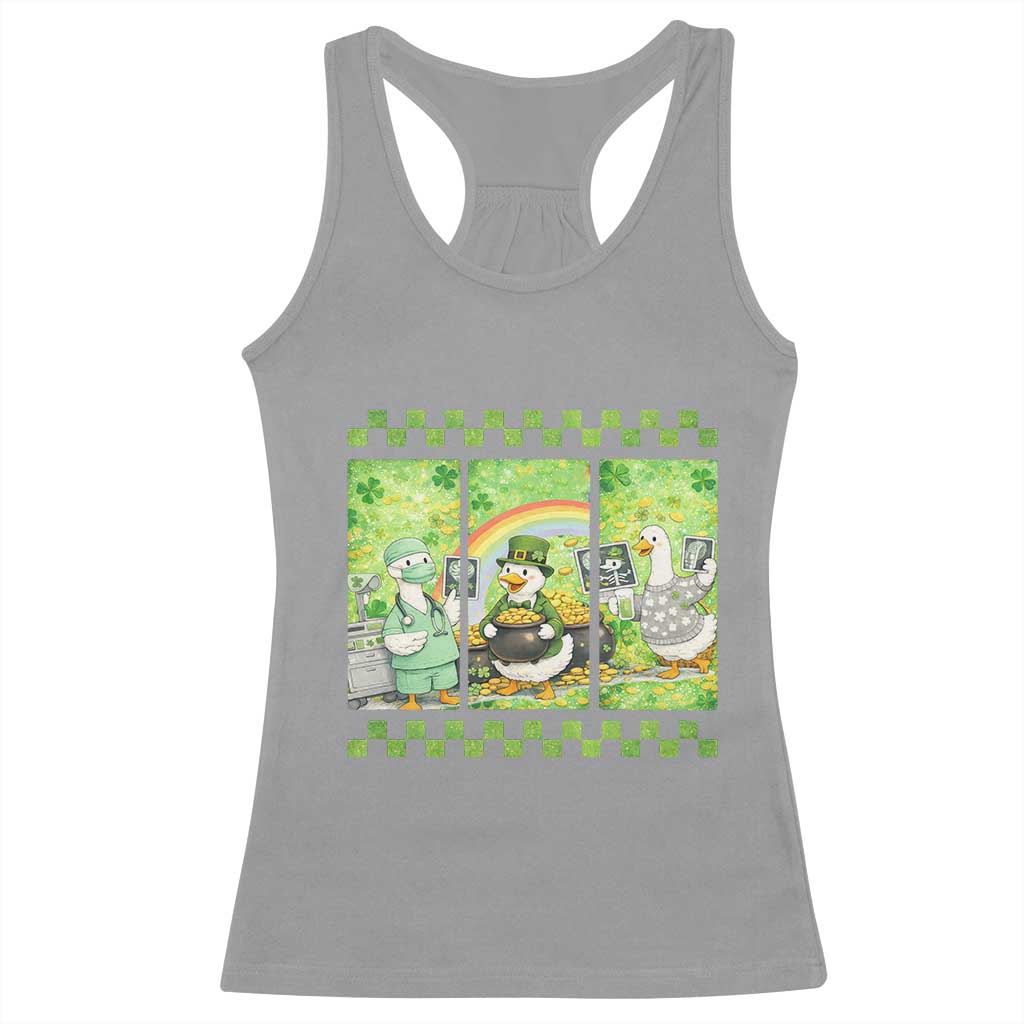 Funny Goose Radiologic Technologist Racerback Tank Top St Patricks Day Gift