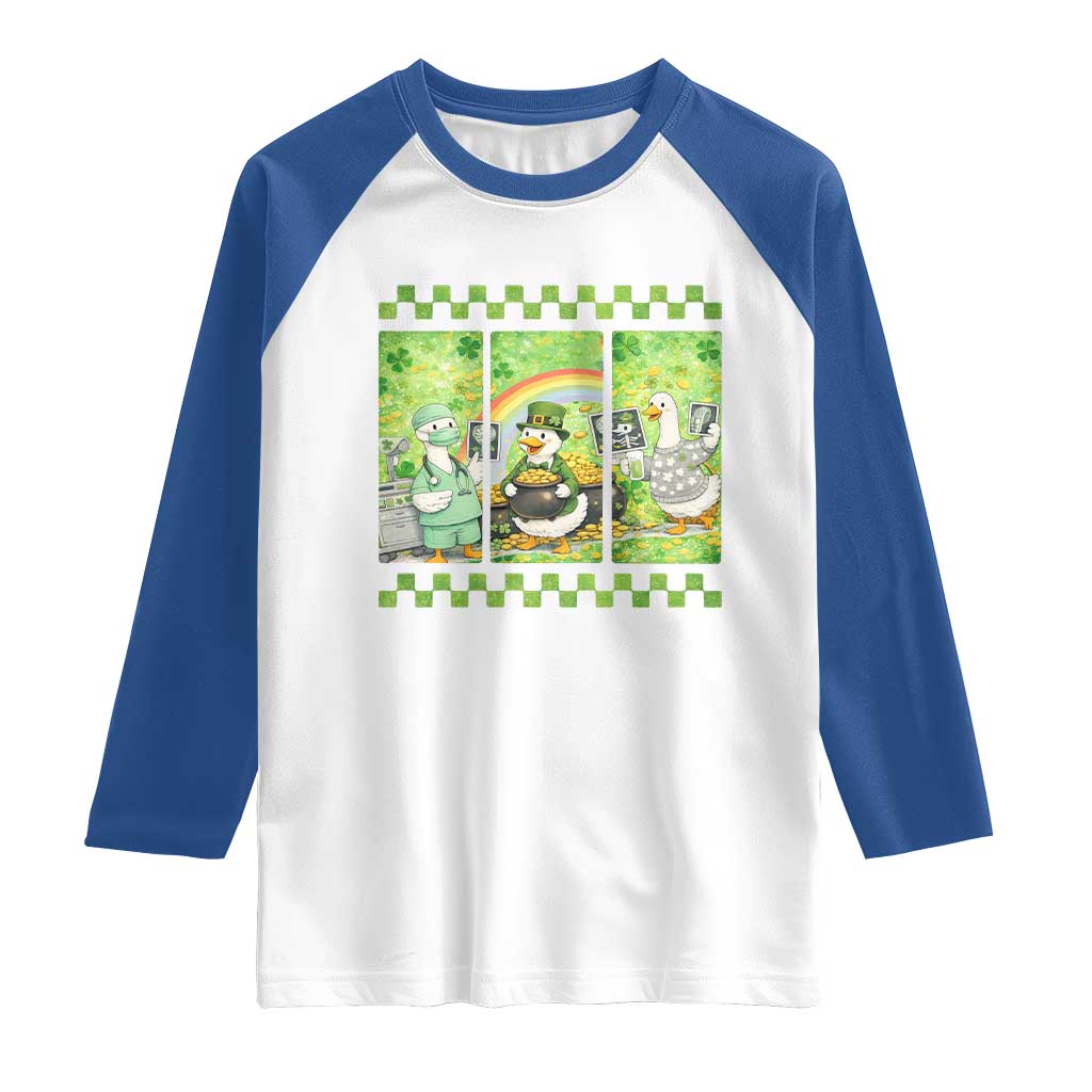 Funny Goose Radiologic Technologist Raglan Shirt St Patricks Day Gift
