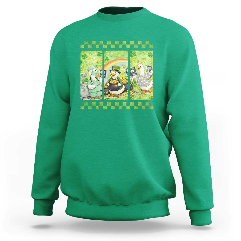 Funny Goose Radiologic Technologist Sweatshirt St Patricks Day Gift