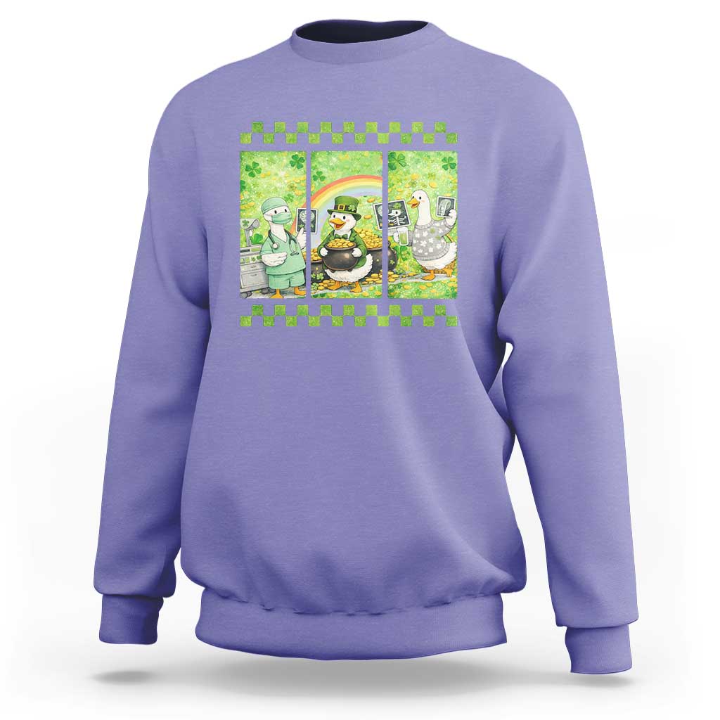 Funny Goose Radiologic Technologist Sweatshirt St Patricks Day Gift