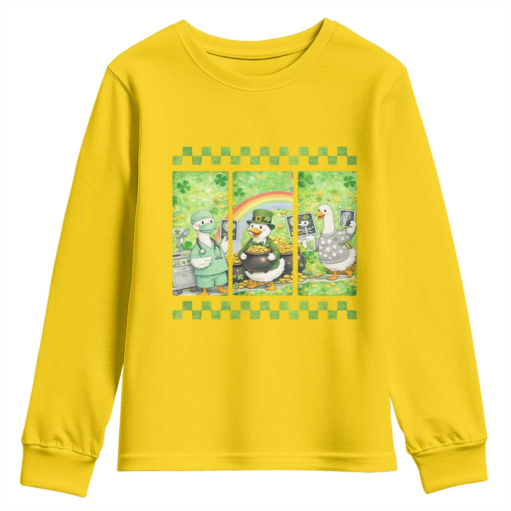 Funny Goose Radiologic Technologist Youth Sweatshirt St Patricks Day Gift