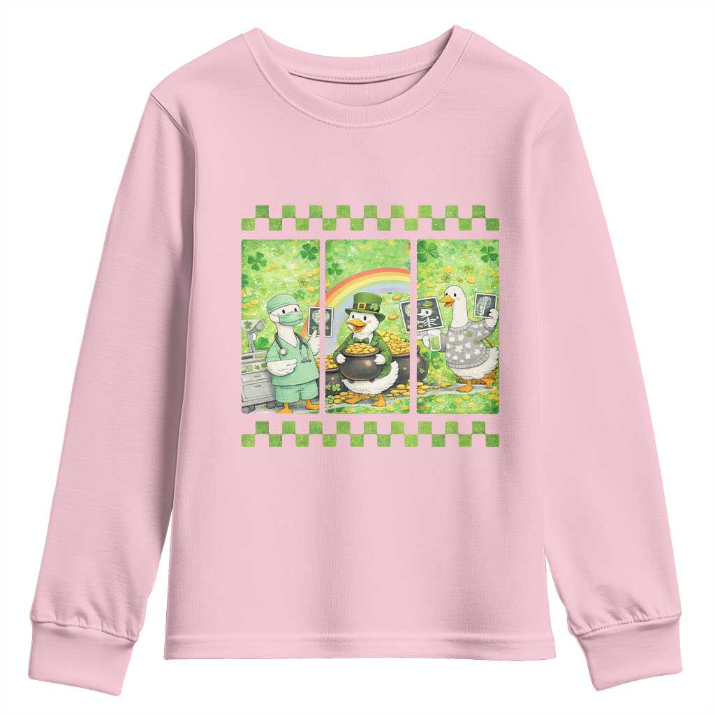 Funny Goose Radiologic Technologist Youth Sweatshirt St Patricks Day Gift