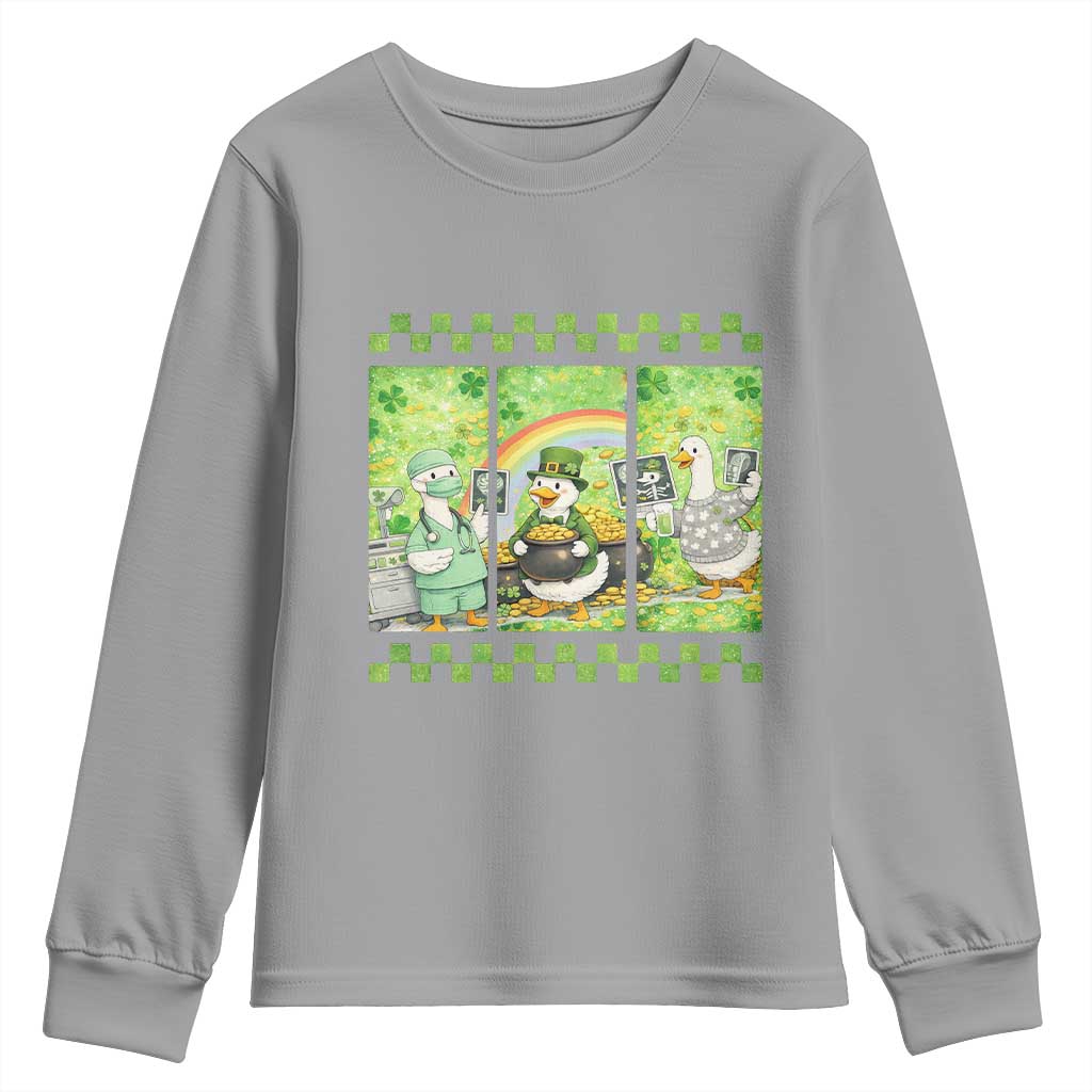 Funny Goose Radiologic Technologist Youth Sweatshirt St Patricks Day Gift