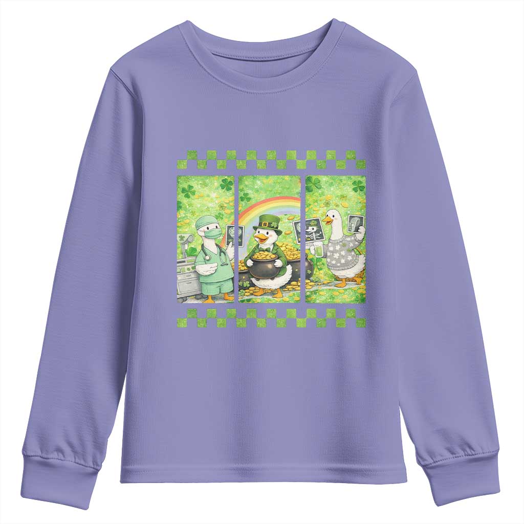 Funny Goose Radiologic Technologist Youth Sweatshirt St Patricks Day Gift