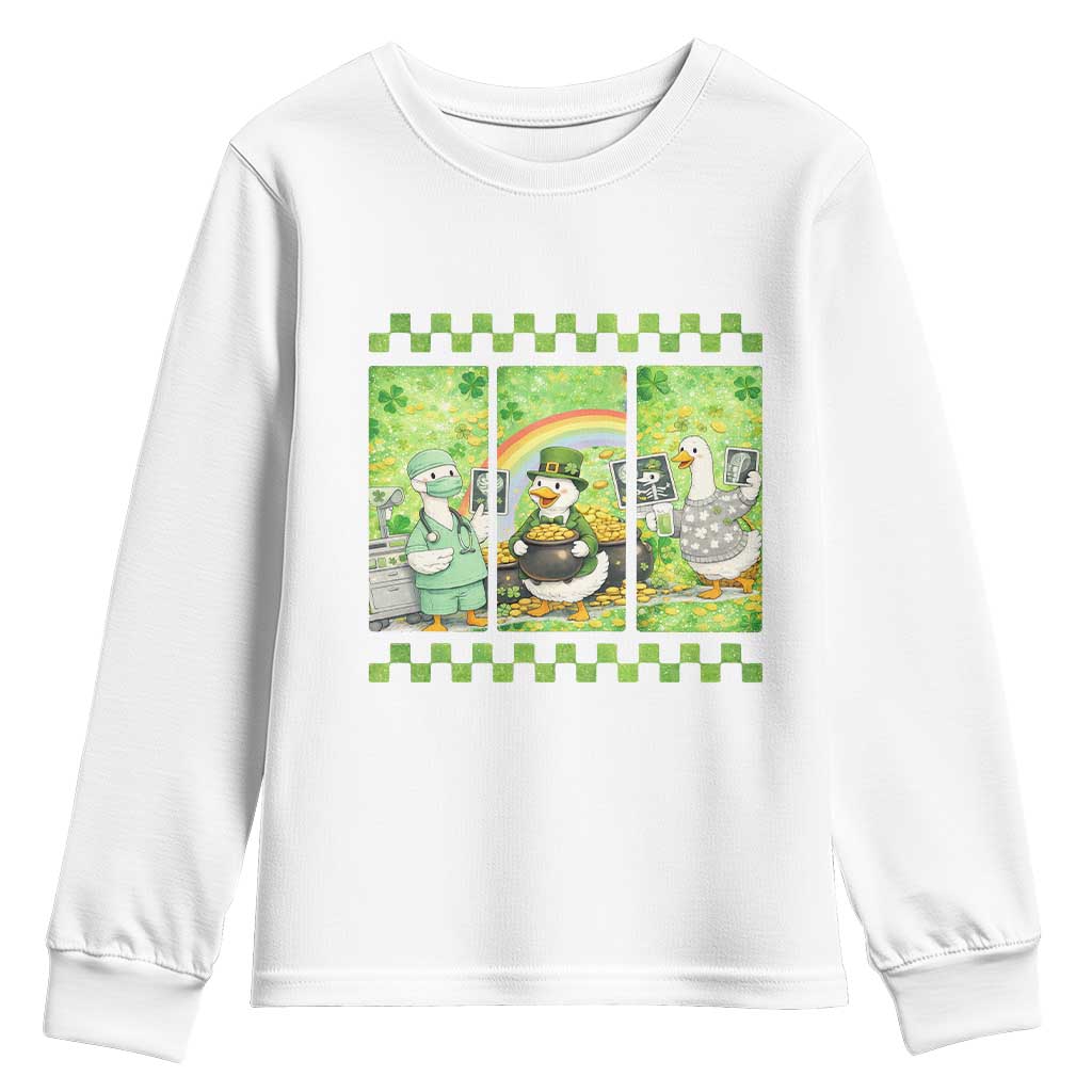 Funny Goose Radiologic Technologist Youth Sweatshirt St Patricks Day Gift