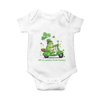 Funny Irish Frog Off To Commit Foolery Baby Onesie St Patricks Day Gift