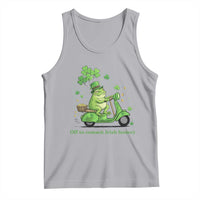 Funny Irish Frog Off To Commit Foolery Tank Top St Patricks Day Gift