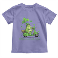 Funny Irish Frog Off To Commit Foolery Toddler T Shirt St Patricks Day Gift