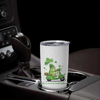 Funny Irish Frog Off To Commit Foolery Tumbler Cup St Patricks Day Gift