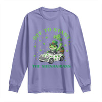 Off To Start The Shenanigans Long Sleeve Shirt St Patricks Day Frog