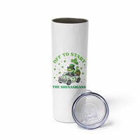 Off To Start The Shenanigans Skinny Tumbler St Patricks Day Frog