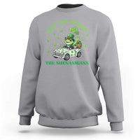 Off To Start The Shenanigans Sweatshirt St Patricks Day Frog