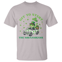 Off To Start The Shenanigans T Shirt St Patricks Day Frog