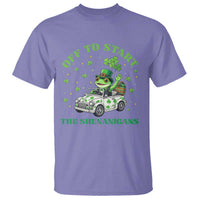 Off To Start The Shenanigans T Shirt St Patricks Day Frog