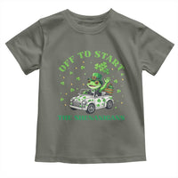 Off To Start The Shenanigans Toddler T Shirt St Patricks Day Frog