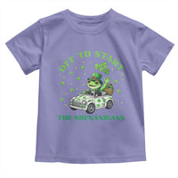 Off To Start The Shenanigans Toddler T Shirt St Patricks Day Frog