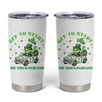 Off To Start The Shenanigans Tumbler Cup St Patricks Day Frog
